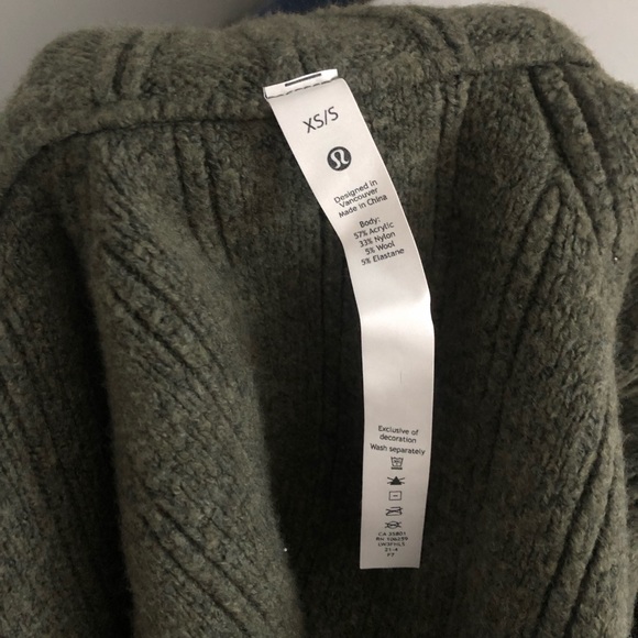 Lululemon Twin Rib Sweater Wrap - Picture 8 of 9